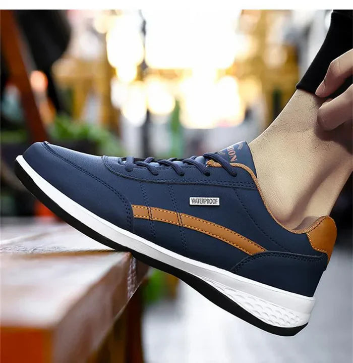 Lace Up Casual Sneakers Padded Footbed Grip Tread