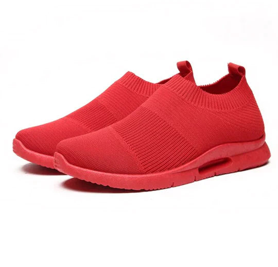 Slip On Knit Trainers Air Cushion Sole