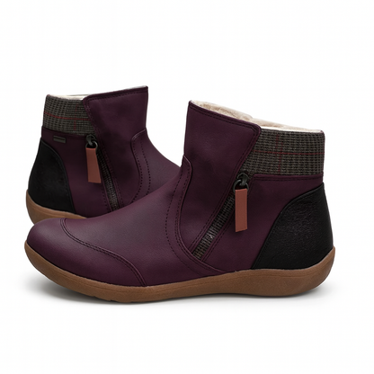 Comfort Ankle Boots Side Zip Non Slip Sole