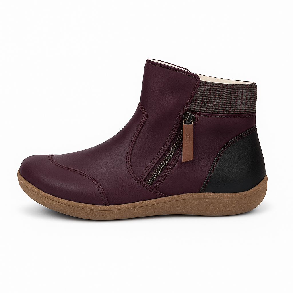 Comfort Ankle Boots Side Zip Non Slip Sole