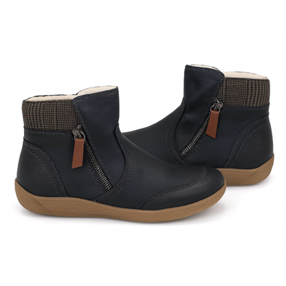 Comfort Ankle Boots Side Zip Non Slip Sole