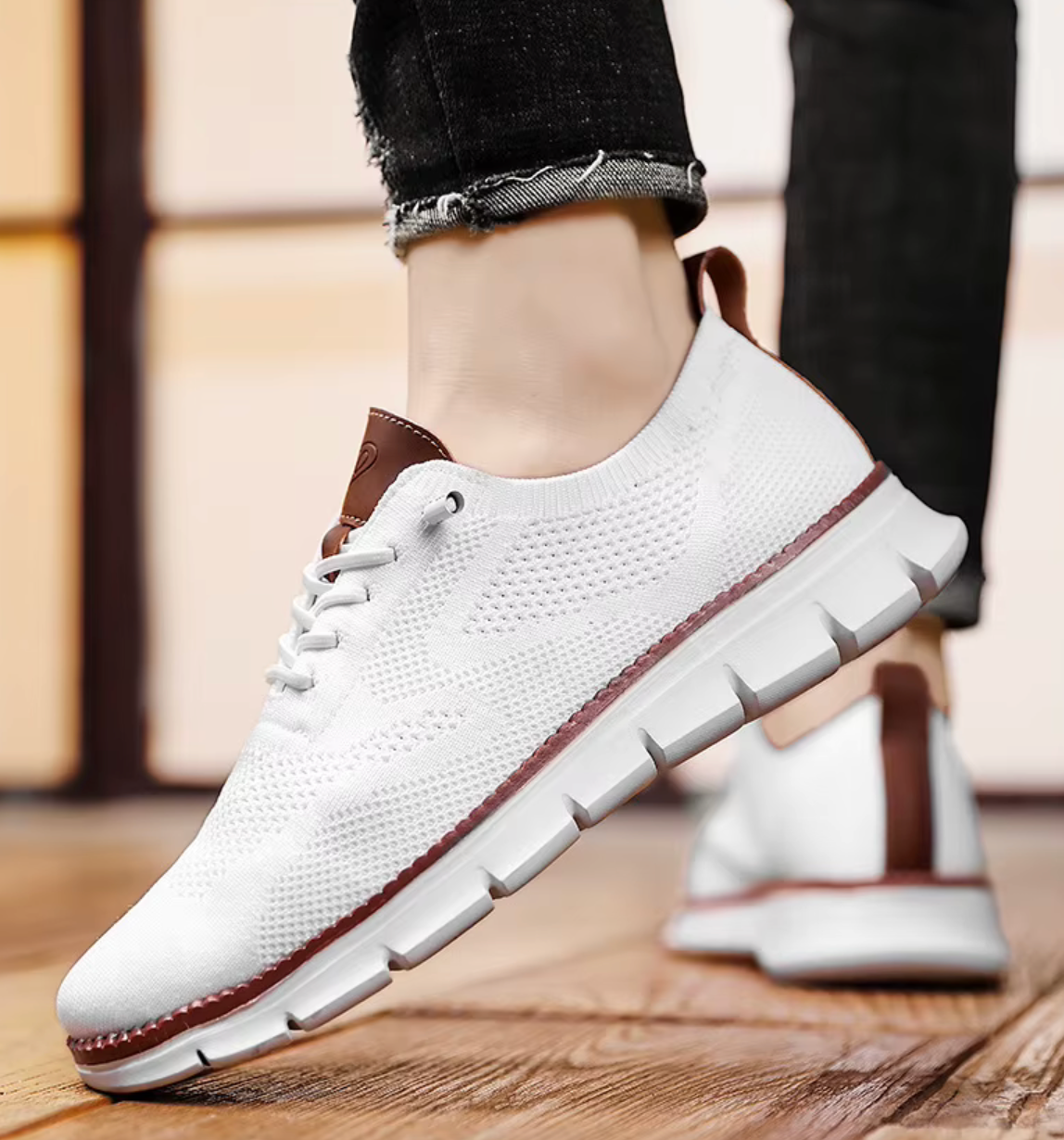 Knit Dress Sneakers Lightweight Cushion Flex Sole