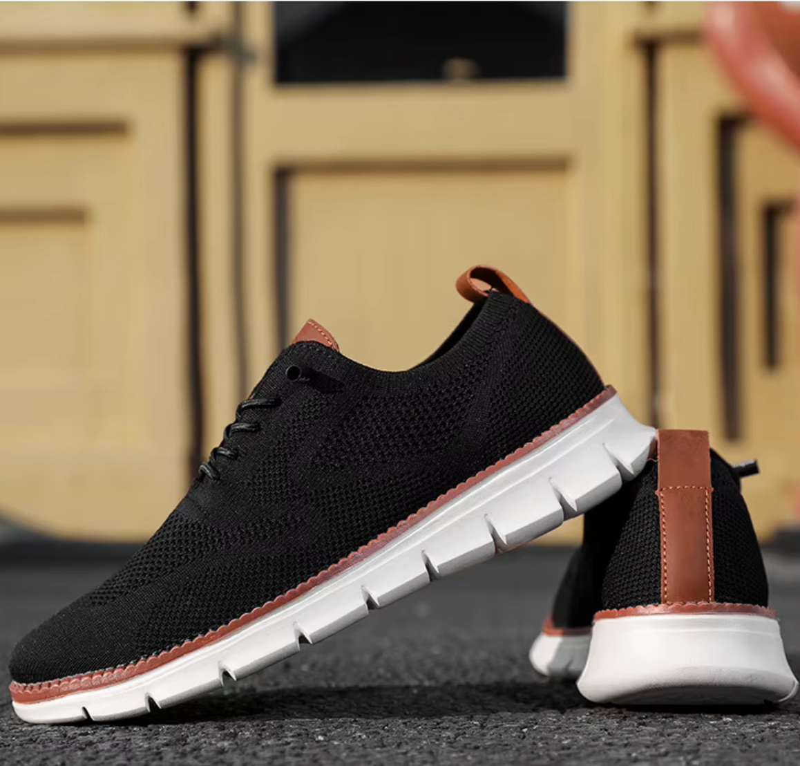 Knit Dress Sneakers Lightweight Cushion Flex Sole