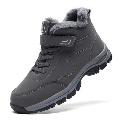 Winter Hiker Boots Warm Lining Grip Outsole