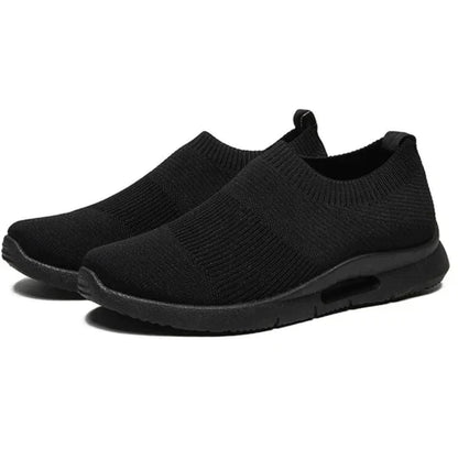 Slip On Knit Trainers Air Cushion Sole