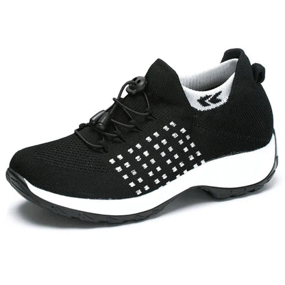 Speed Lace Knit Trainers Shock Absorb Midsole