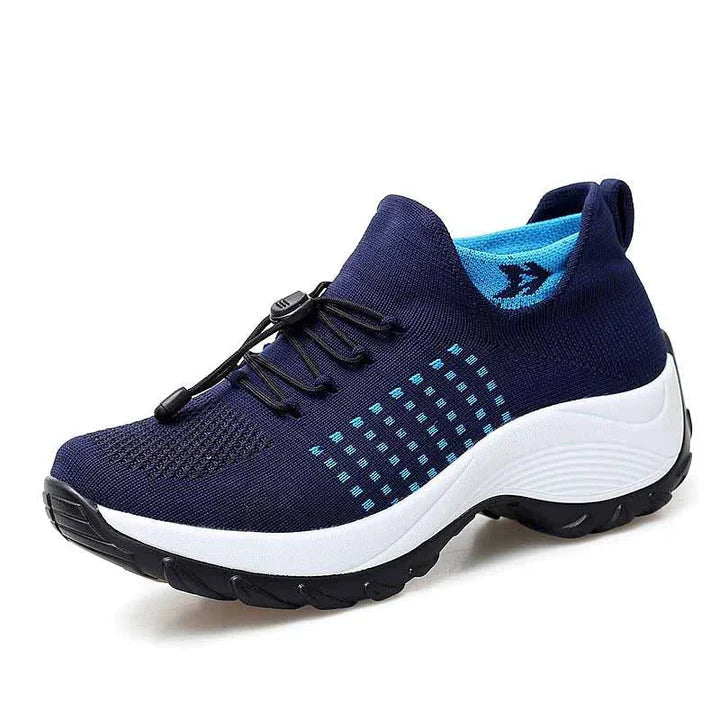 Speed Lace Knit Trainers Shock Absorb Midsole