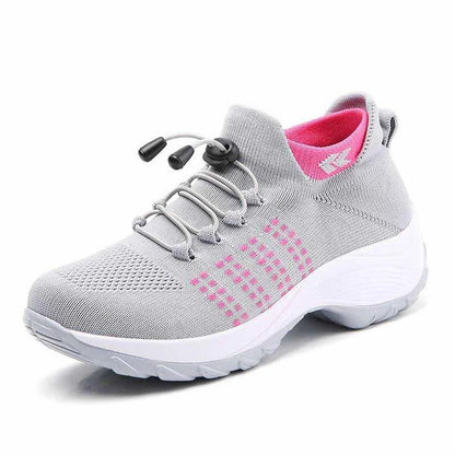 Speed Lace Knit Trainers Shock Absorb Midsole